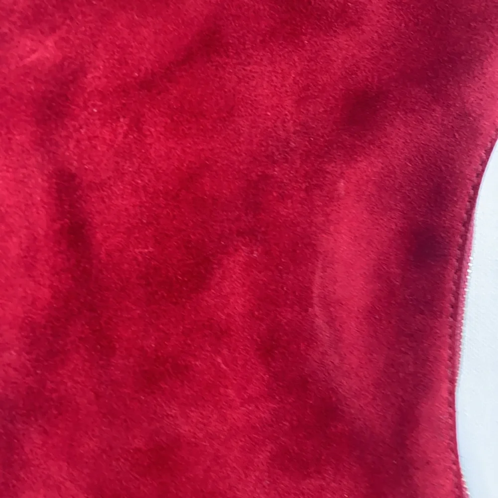 Michael Kors Red Suede Fringe Bag